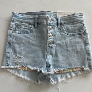 NWT American Eagle Outfitters Light Blue Denim Shorts